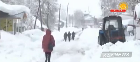 Алматы облысында 6 бірдей ауыл қар құрсауында қалды