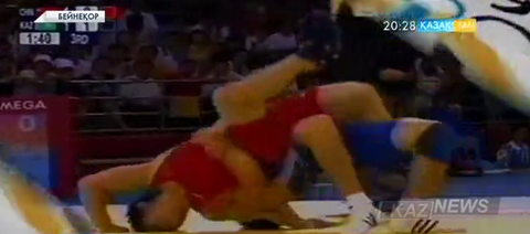 Қазақстандық палуан Нұрбақыт Теңізбаев Бейжіңде өткен Олимпиада ойындарының күміс медалін иеленуі мүмкін