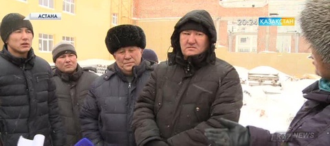 Астанада 100 шақты құрылысшы алты айдан бері айлықтарын ала алмай жүр