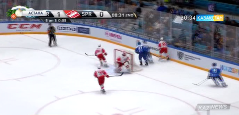 ҚХЛ.  «Барыс» - «Спартак» 3:0