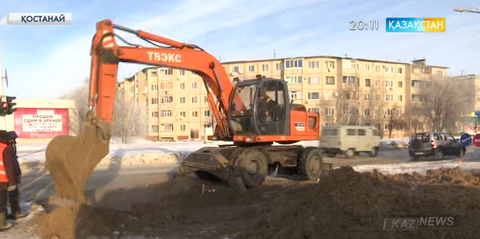 Қостанайда құбыр жарылып, бірнеше көпқабатты тұрғын үй  сусыз қалды