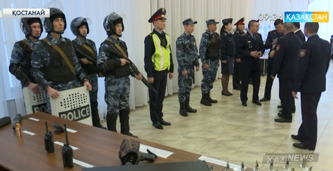 Қостанайда жергілікті полиция есеп берді