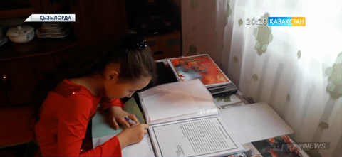 Қызылордалық 10 жастағы Алтынай Берік 40 ертегі жазған