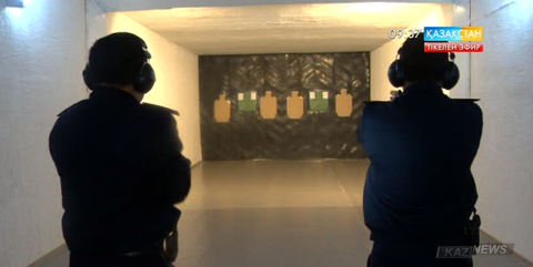 Алматыда полиция қызметкерлері дайындалатын атыс алаңы мен спорт кешені ашылды