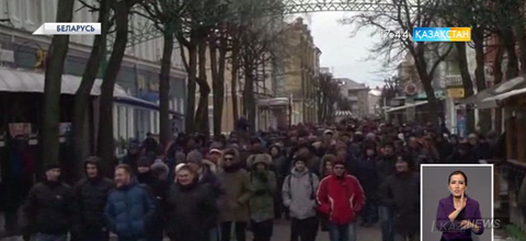 Беларусьта салыққа қарсы шеру өтті