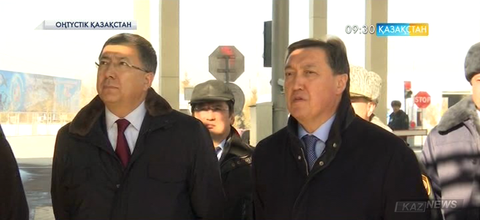 Асқар Мамин қазақ-өзбек шекарасындағы  кеден бекеттерінің жұмысымен танысты