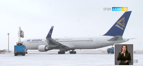 «Air Astana» компаниясына тиесілі ұшақтың қозғалтқышы істен шығып, шұғыл жерге қонуға мәжбүр болды