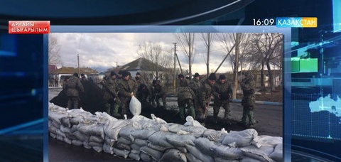 Ел аймақтарындағы су тасқынының салдарын жою үшін халық бір кісідей жұмылуда