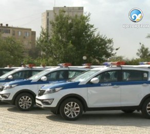 Маңғыстау облысының Ішкі істер департаментіне жаңа автокөліктер берілді 