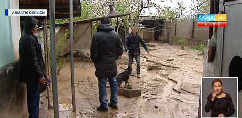 Алматы облысында нөсер жаңбырдың салдарынан 151 үйді су басты