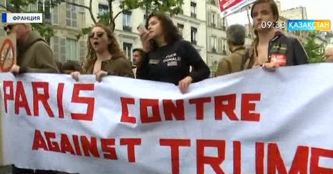 «Ұлттық майдан» партиясына қарсы шеру  тәртіп сақшыларымен қақтығысқа ұласты