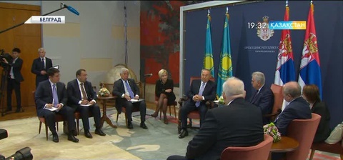 Мемлекет басшысы Нұрсұлтан Назарбаев Сербияға ресми сапармен барды