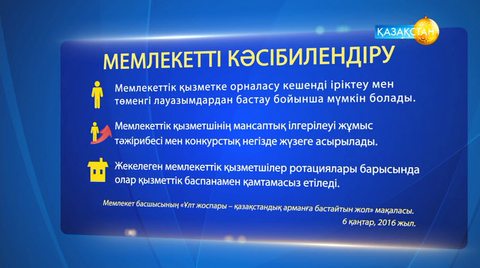Мемлекеттік қызметке орналасу кешенді іріктеу мен төменгі лауазымдардан бастау бойынша мүмкін болады