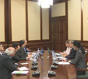 Қуаныш Сұлтанов Еуропарламент депутатымен кездесті
