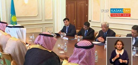 Ерлан Идрисов провел встречу с министром торговли и индустрии Саудовской Аравии Тауфиком ар-Рабиа