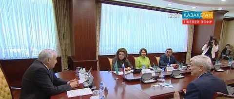 Қабиболла Жақыпов Ресей Федерациясының қаржылық мониторингі жөніндегі қызмет басшысы Юрий Чиханчинді қабылдады