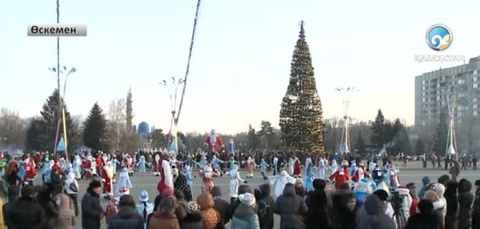 Өскеменде Аяз аталар сайысқа түсті