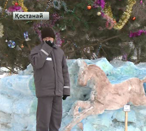 Жазасын өтеушілер Жаңа жылды атап өтті