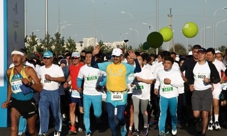 Кәрім Мәсімов қатысуымен Астана марафоны басталды