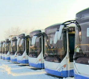 В Кызылорду привезли партию «зеленых» автобусов