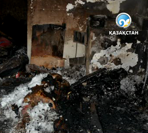 В Шымкенте при пожаре в частном доме погибли два человека
