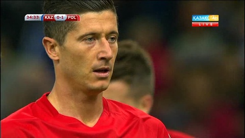 Футбол. Роберт Левандовски салған гол (ВИДЕО) 