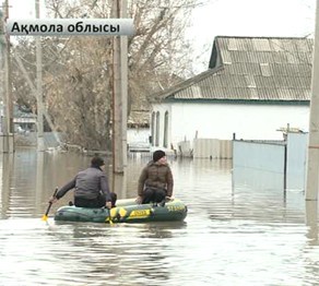 Атбасарда 400-дей үйді су алып кетті