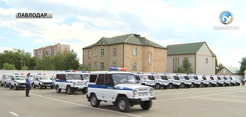 Павлодар полицейлері тек ақ түсті көліктермен жүреді