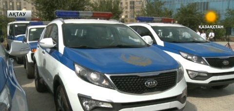 Маңғыстау облысының Ішкі істер департаментіне жаңа автокөліктер берілді