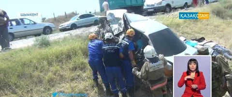 Оңтүстік Қазақстан облысында жол апатынан  4 адам қаза тапты