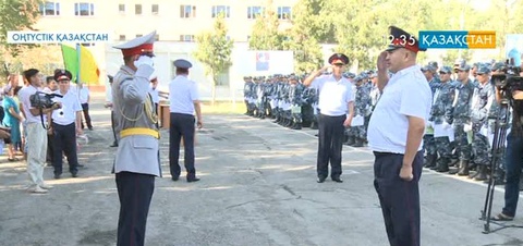 Шымкентте  ерікті жастар тәртіп сақшыларына көмектеседі