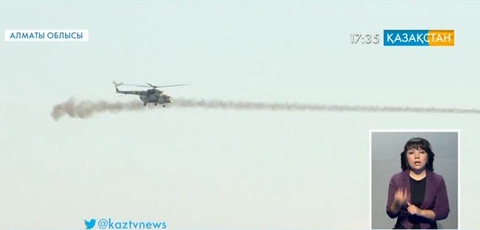 «Боралдай» әуе базасының  ұшқыш-шекарашылары шеберліктерін сынады
