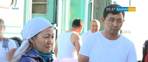 Елге үлгі Ережеповтер  отбасы  ауылына оралды