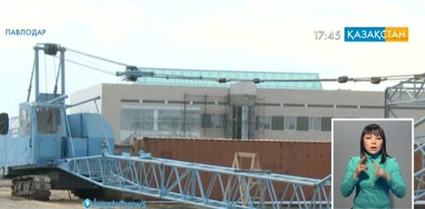 Павлодарда кран құлап жұмысшы қайтыс болды