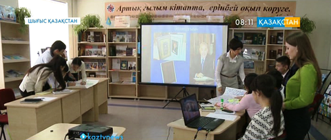 Сотрудники телеканала «Қазақстан-Өскемен» провели открытый урок в школе