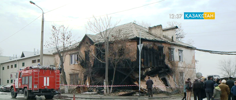 Шымкентте тұрғын үйде жарылыс болды