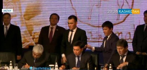 Әсет Исекешев пен Владимир Школьник Ақтауға барды