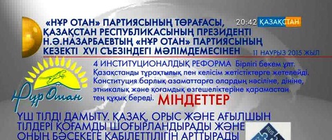 Мемлекет басшысы ұсынған бес институционалдық реформа дамудың жаңа жолдарын айқындайды