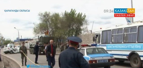 Теміртау қаласында БТР «Lada Priora» автокөлігін басып кетті
