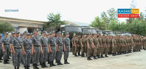 В Костанае поблагодарили солдат, принимавших участие в захоронении погибших сайгаков