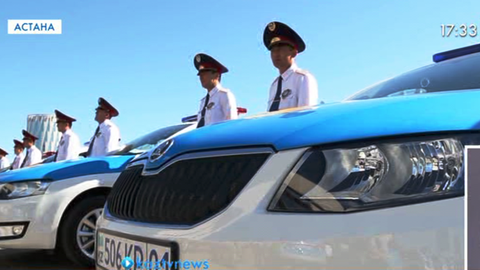 Елорда әкімі Әділбек Жақсыбеков Ішкі істер саласының қызметкерлеріне отандық 40 көліктің кілтін табыстады