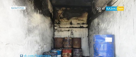 Қызылорда облысында жанармай бекетінің қоймасы өртенді
