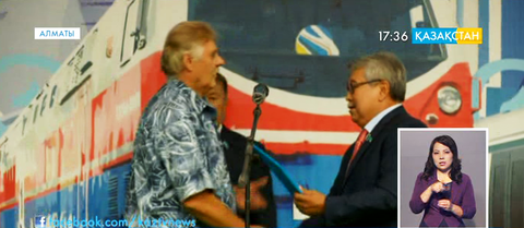 Көлік қызметкерлерінің кәсіби мерекесіне орай Алматының Түрксіб ауданында салтанатты шара өтті