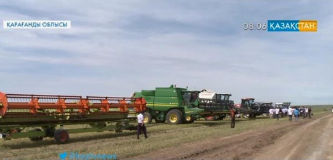 В Осакаровском районе Карагандинской области прошел День поля
