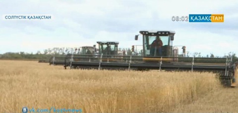 В Северном Казахстане началась уборочная кампания