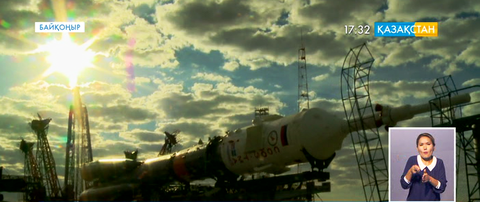 «Союз ТМА-18М» ғарыш кемесі  ұшу алаңына орнатылды
