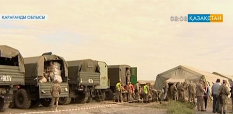 Қарағандыдағы Спаск полигонында запастағы әскери міндеттілер үшін оқу-жаттығу жиыны басталды
