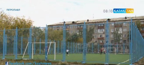 Петропавлда биыл жаңадан 15 шағын футбол алаңы салынды