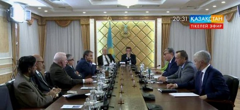 Қасым-Жомарт Тоқаев  Нобель сыйлығының лауреаттарымен кездесті