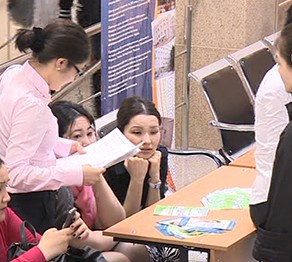 Астанада болашақ дәрігерлер үшін бос орындар жәрмеңкесі өтті